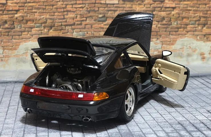 PORSCHE CARRERA 993 - 1:18 - BLACK METÁLICO - Foto 3