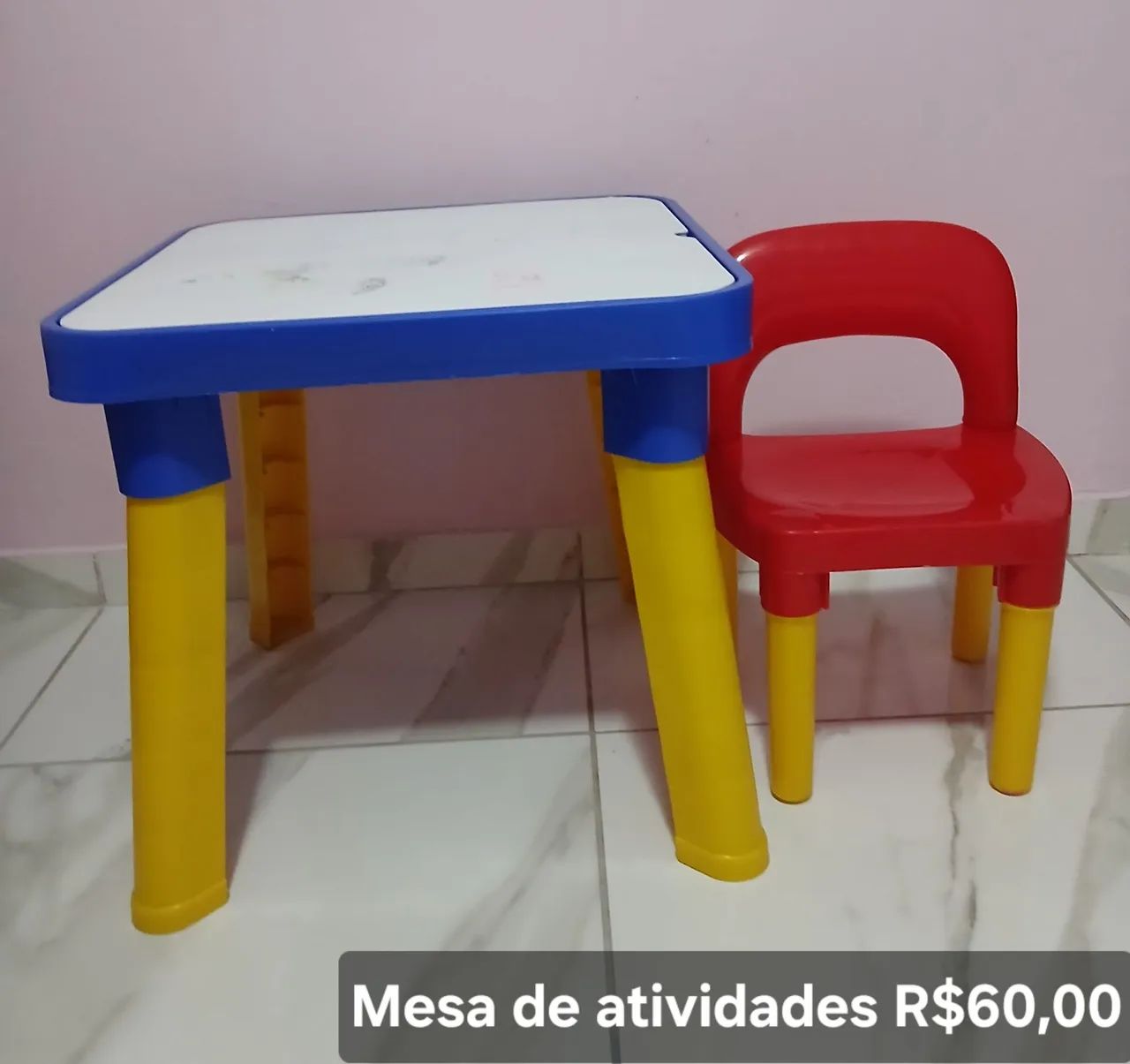 Mesa de atividades 