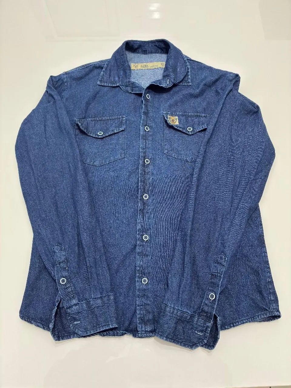 Camisa jeans masculino 