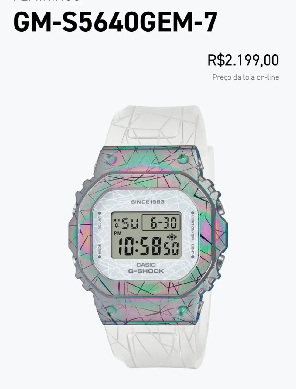 CASIO GM-S5640GEM-7DF