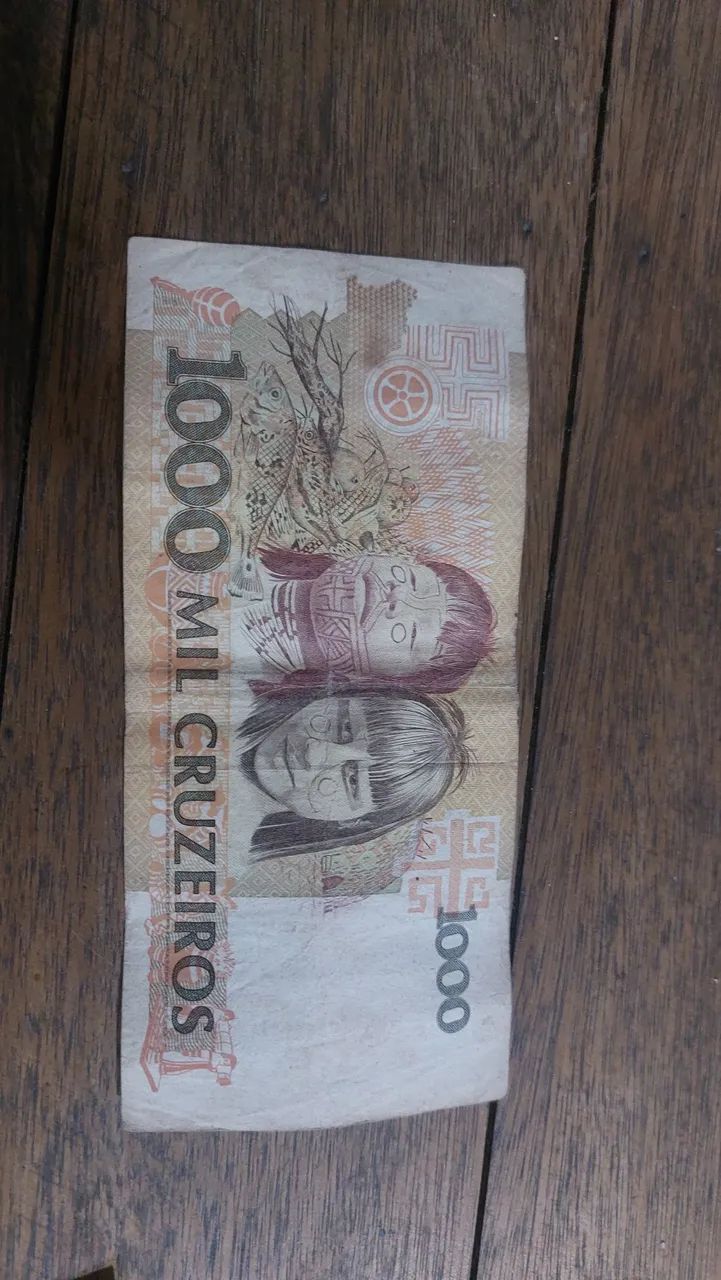 Nota de 1000 Cruzeiro  - Foto 2