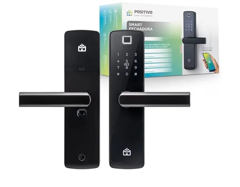 Fechadura Digital Positivo Wi-Fi de Embutir - Troco por Smartwatch