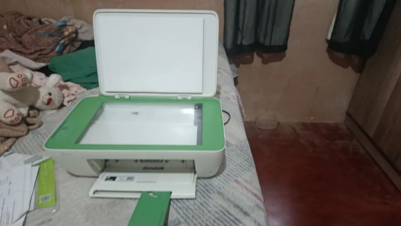 Impressora Multifuncional HP DeskJet Ink Advantage 2376 (Verde), C/ Cabos" - Foto 2