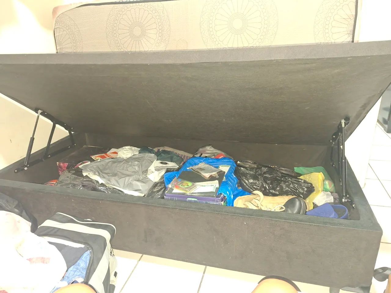 Cama solteiro com baú  - Foto 3