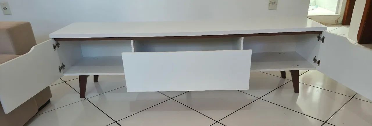 Rack prara sala branco - Foto 3