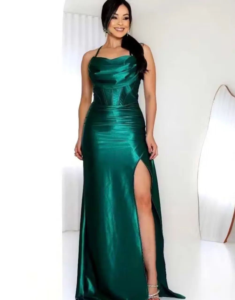Vestido de Formatura Verde - Foto 2
