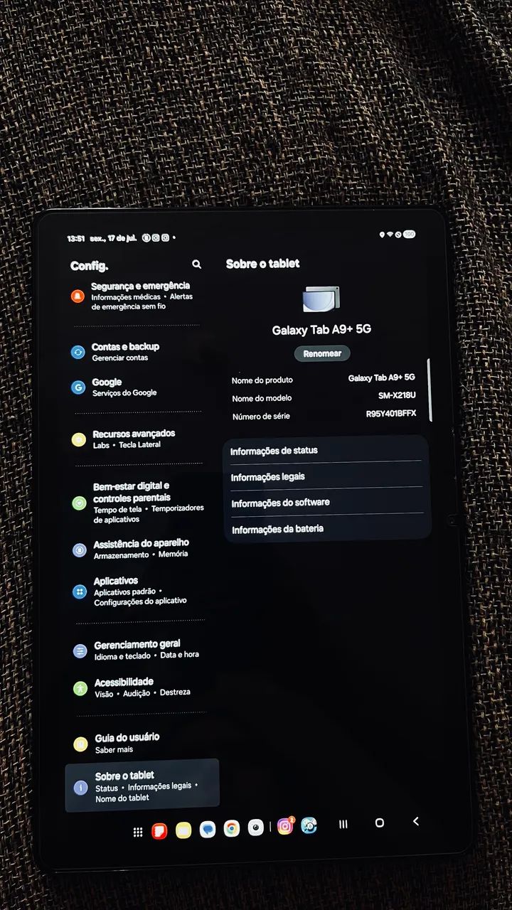 Tablet A9+ 5g