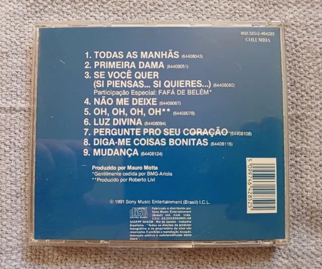 Cd Roberto Carlos - Roberto Carlos (1991) - Todas As Manhãs - Foto 3
