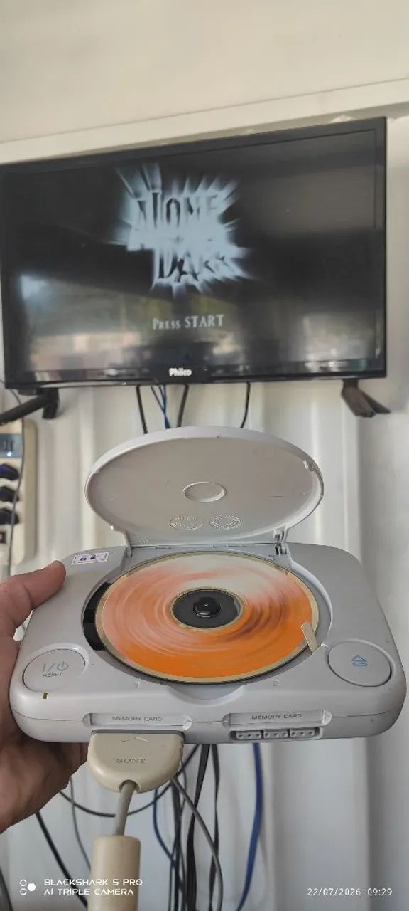 Ps1 baby revisado e funcionando perfeitamente só o console sem acessórios  - Foto 2