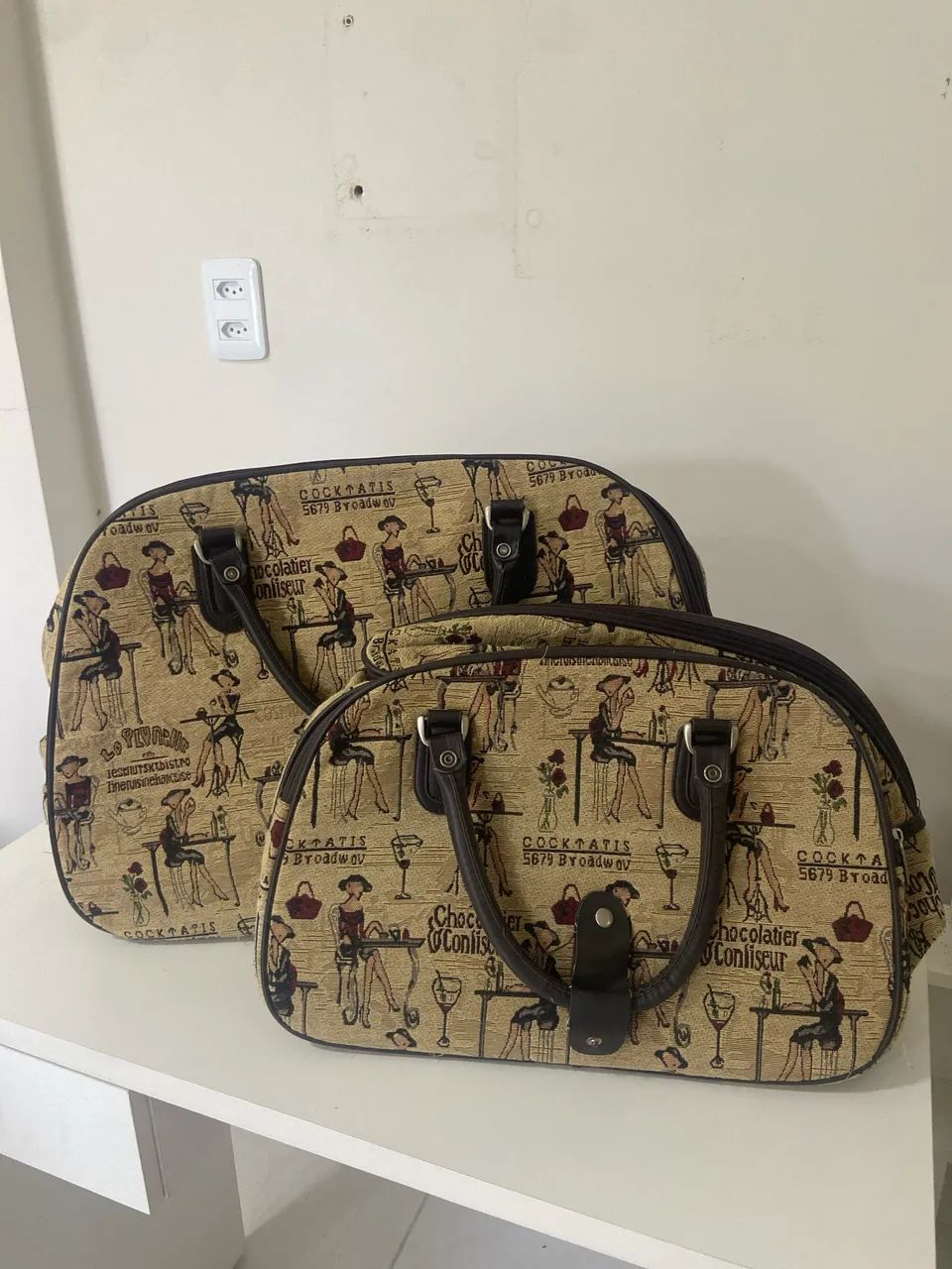 Conjunto de bolsa para viagem 