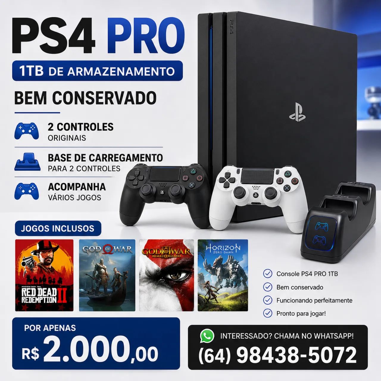 PS4 PRO 1T