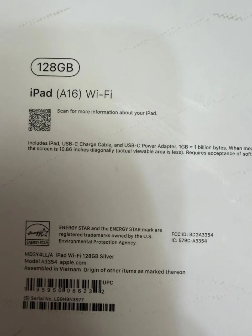 iPad A16 (11) LACRADO 128GB SILVER - Foto 4