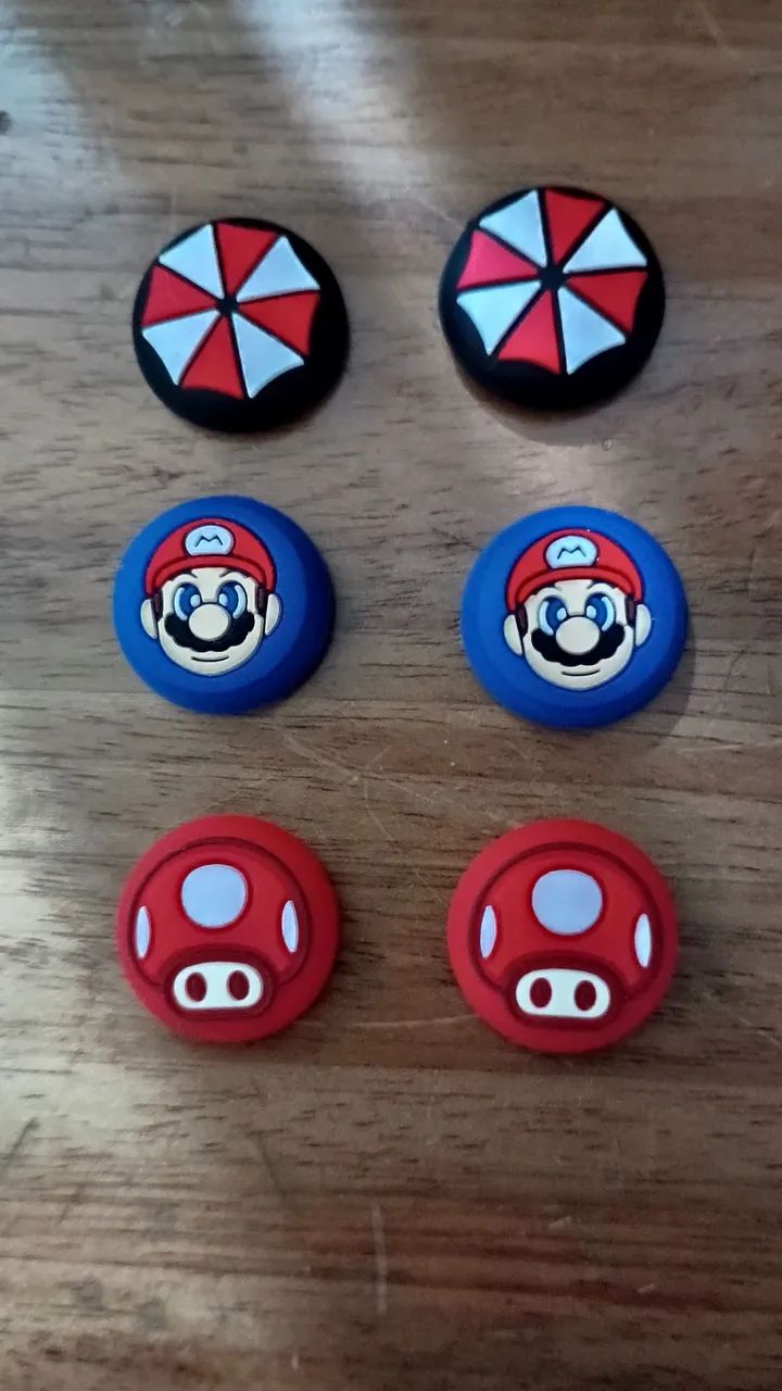 Par de Grip para Analógico de Controles Novos!!!