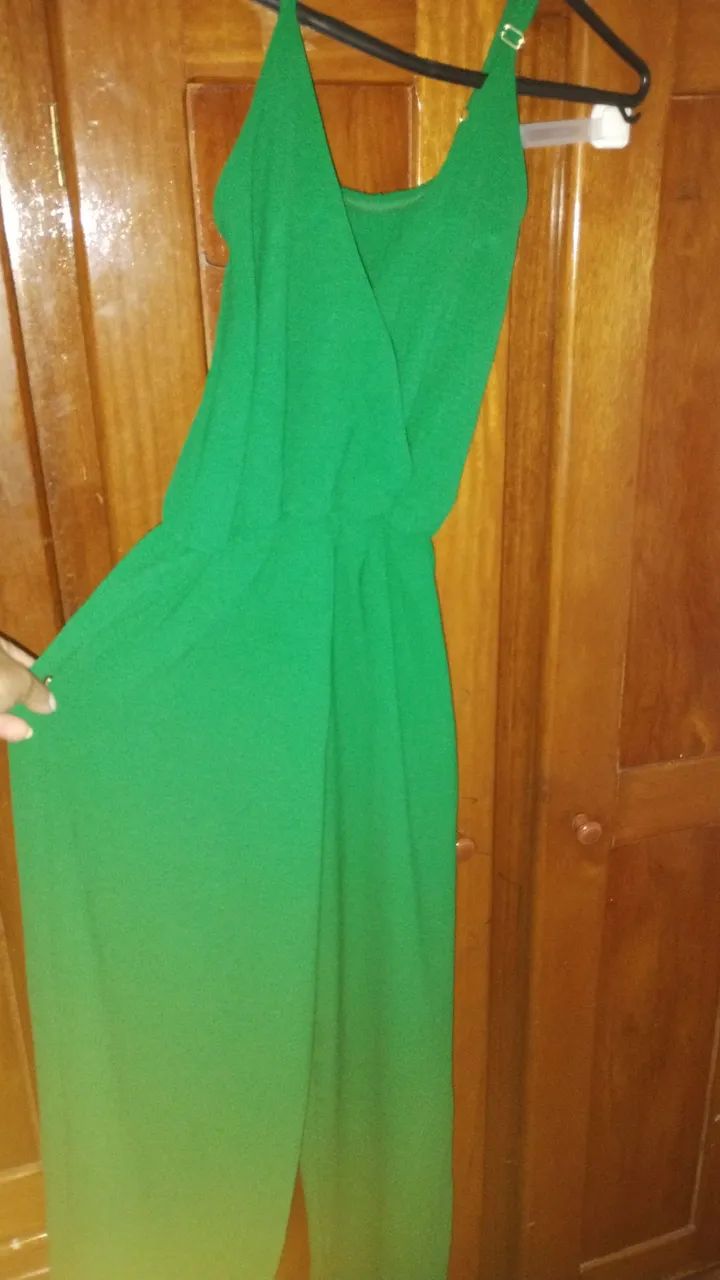 Macacão longo Verde 