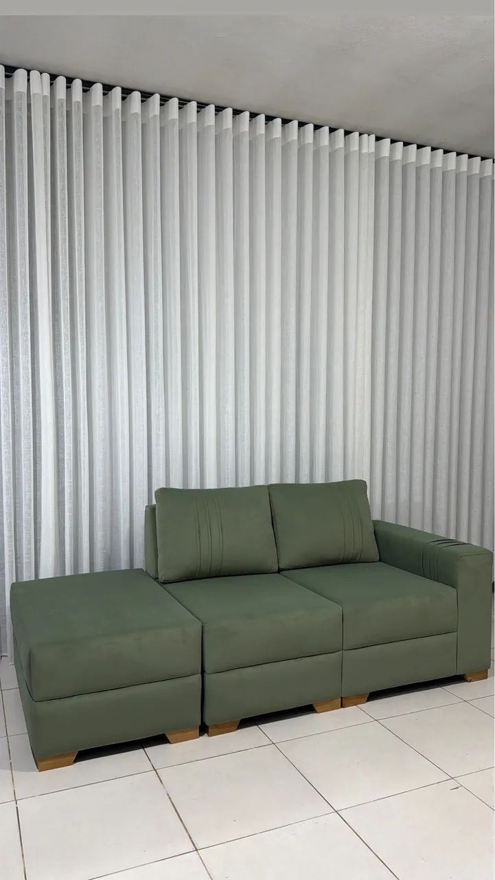 Sofá fixo modular 