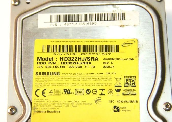 HD 320 gb Sata sansung - Foto 3