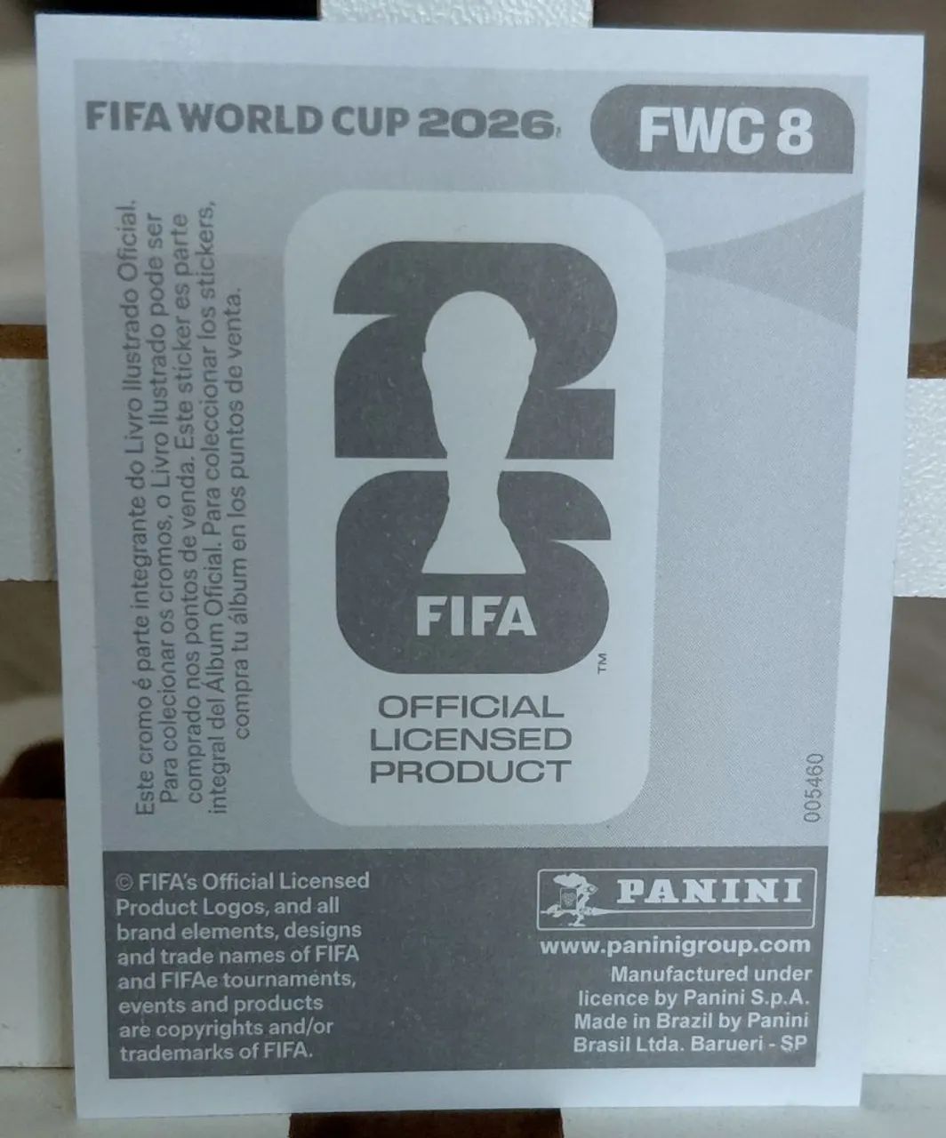 Figurinha FWC8 Copa do Mundo 2026 - Foto 2