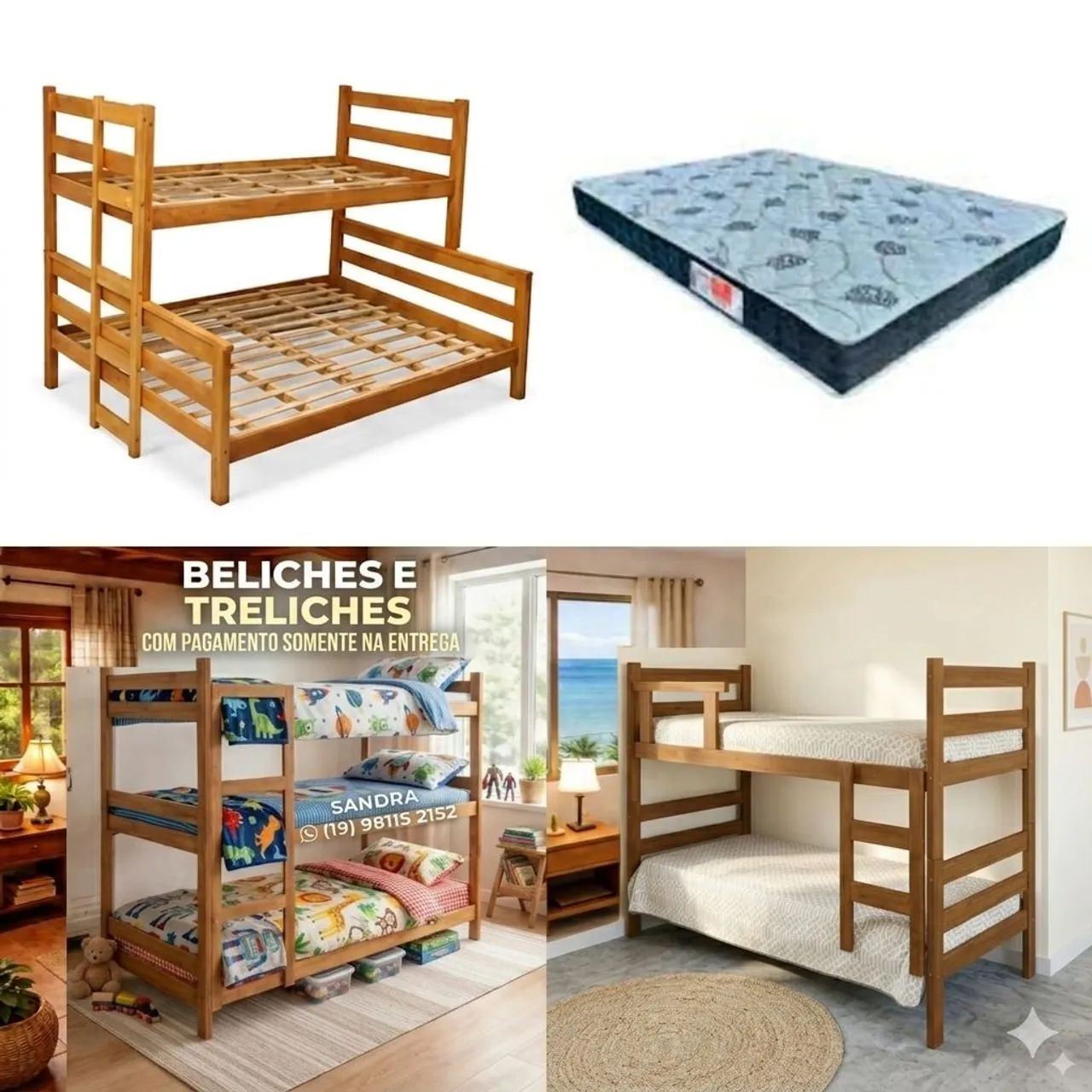 Beliches,treliches ,linhas retas, perfeitas para otimizar qualquer espaço 