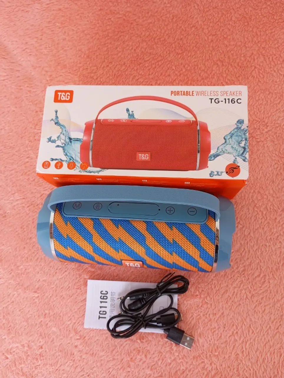 Caixa De Som Bluetooth Tws T&g 116c