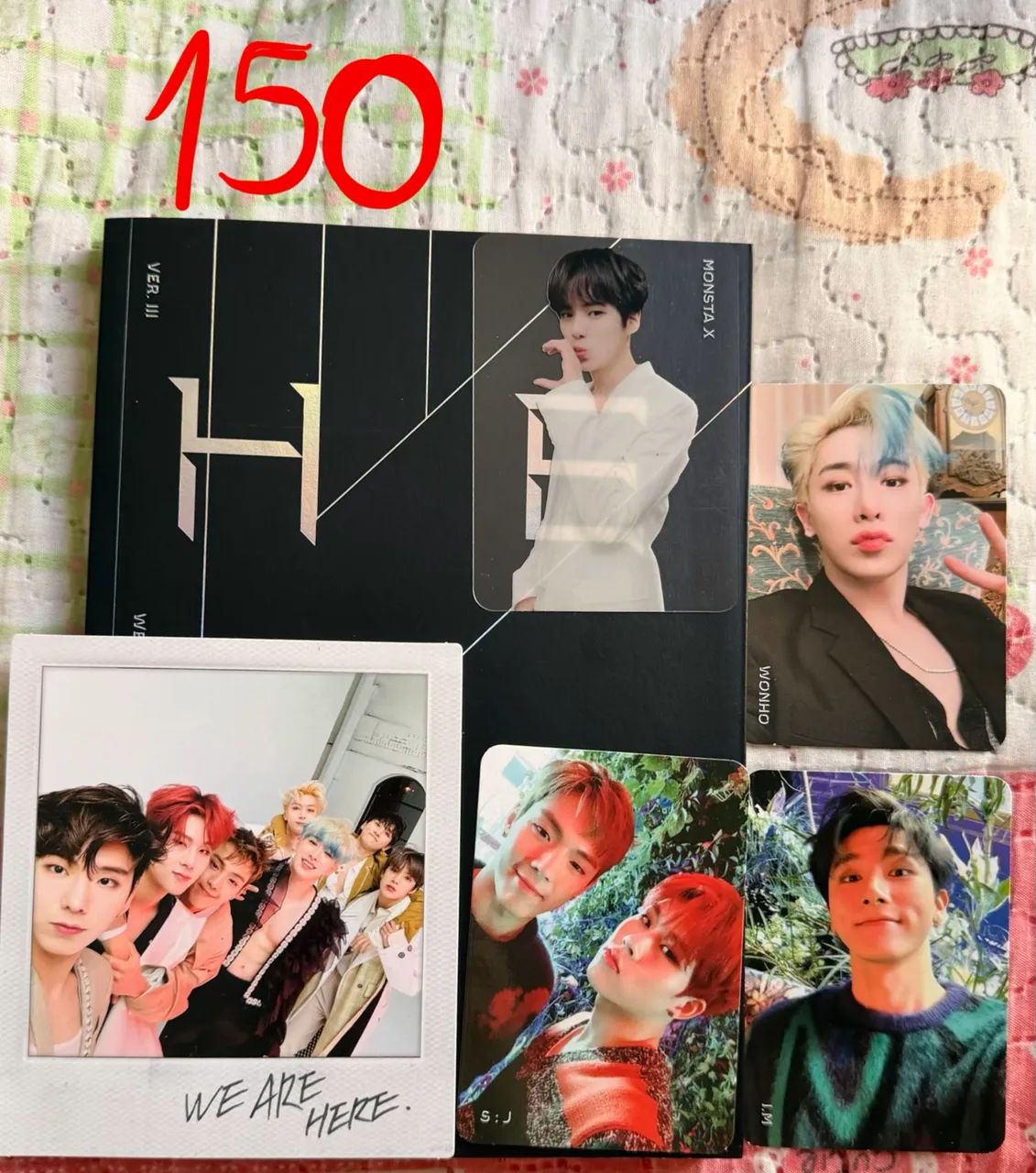 Álbuns variados de kpop - BTS, Exo e Monsta X - CDs, DVDs etc