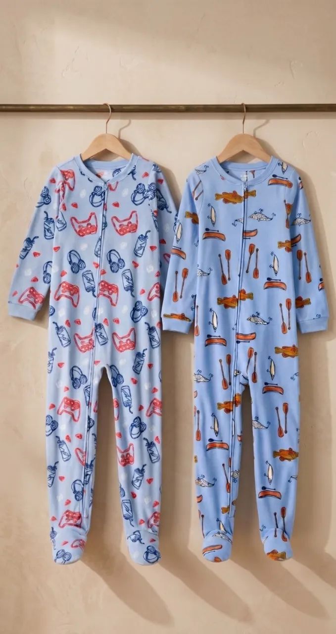 pijamas carters em fleece menino