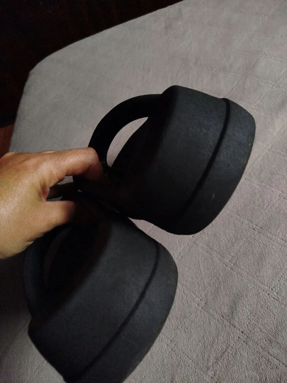 Chinelo nuvem preto 36/37 - Foto 4