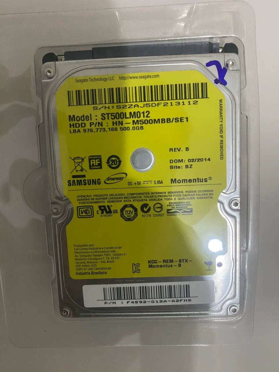 HDs Samsung de 320 e 500 Gb