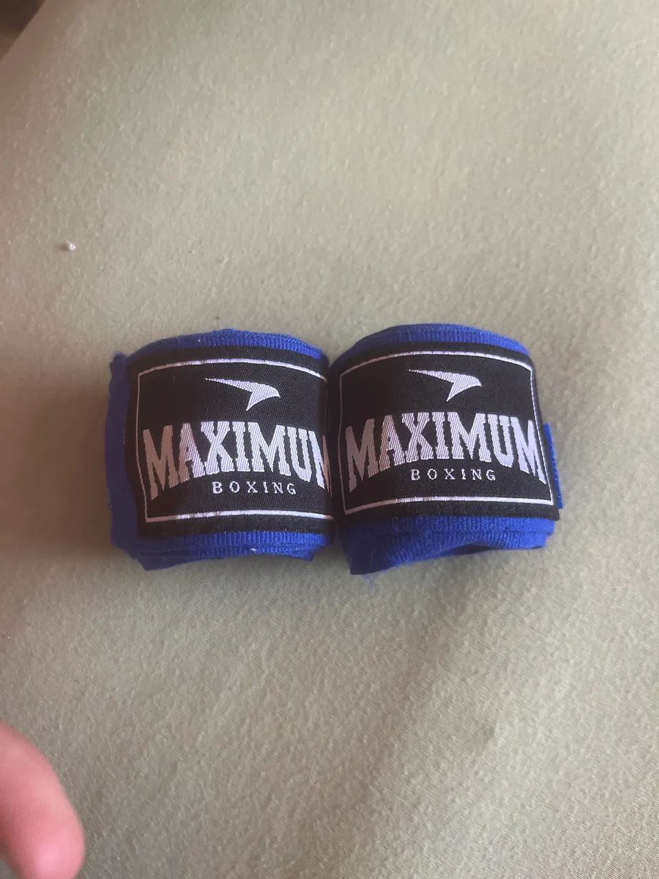 Luva de BOXE MAXIMUM 14oz + bandagens  - Foto 3