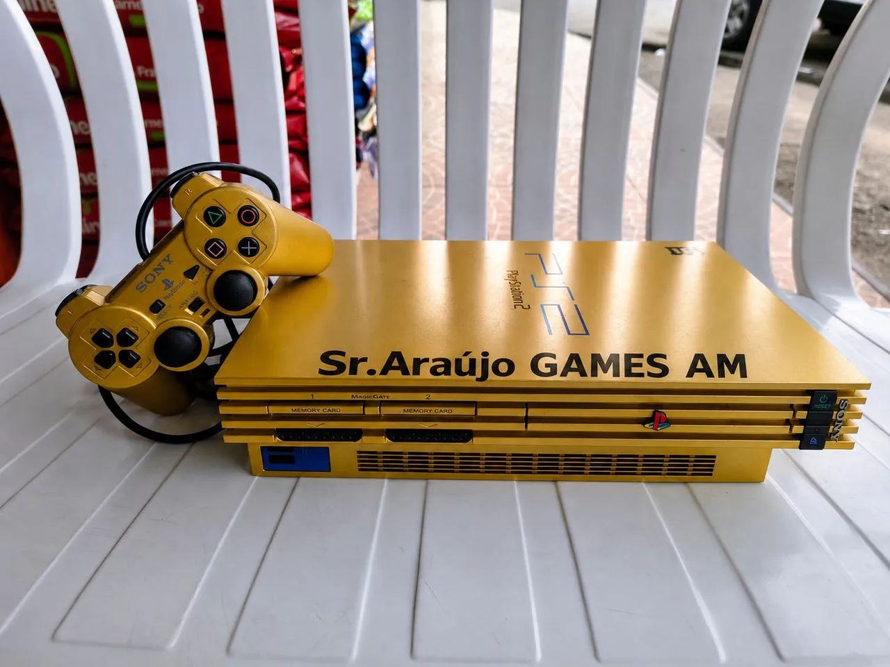 PlayStation 2 FAT GOLD [Nova Cidade] - Foto 4
