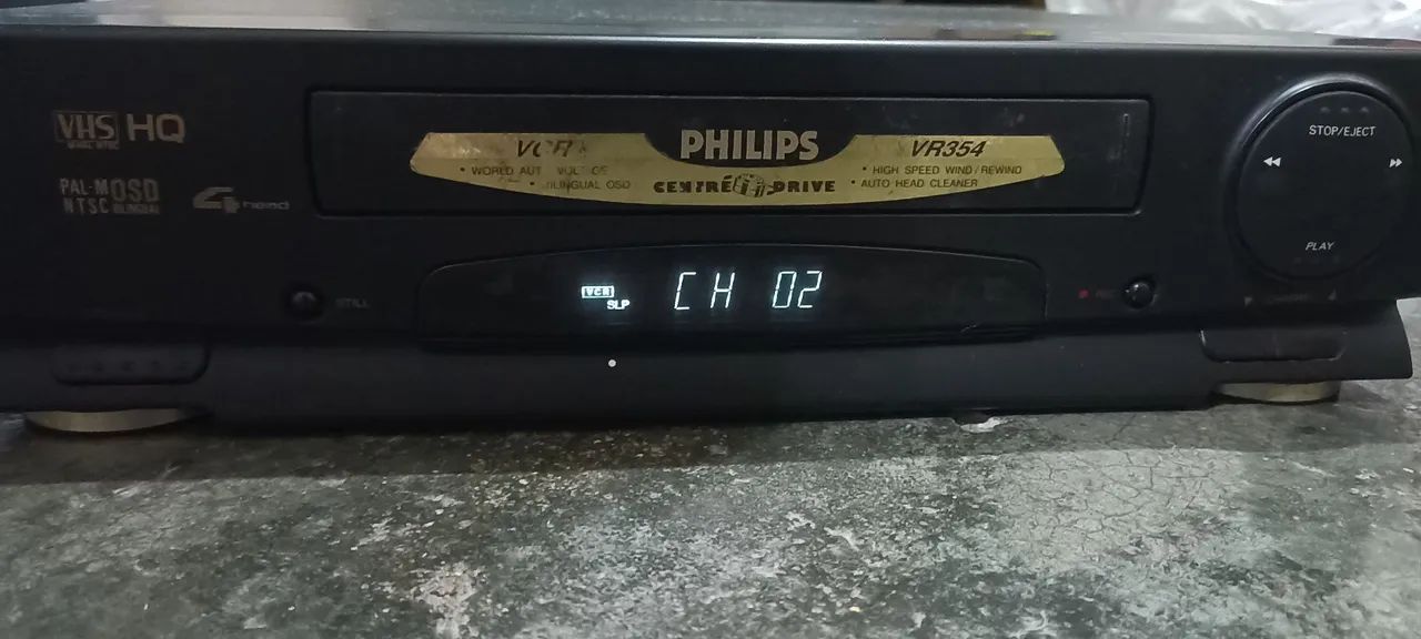 Vídeo Cassete Philips 4 Cabeças 