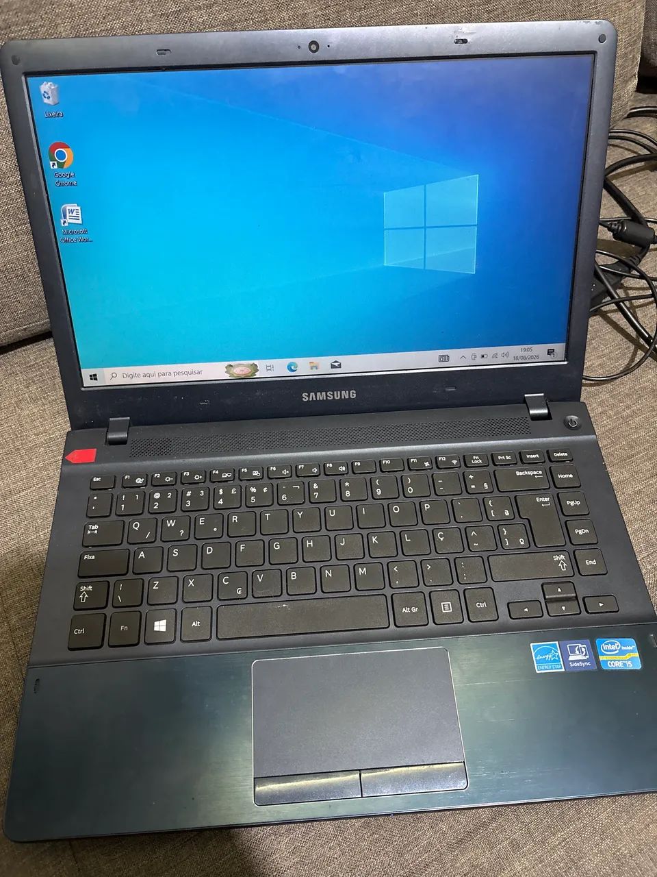 Notebook SAMSUNG i5 4gb RAM