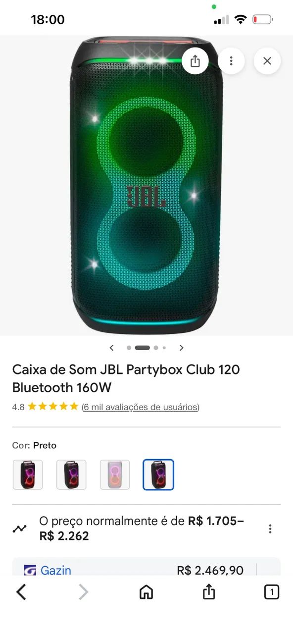 Caixa de som JBL - Foto 2