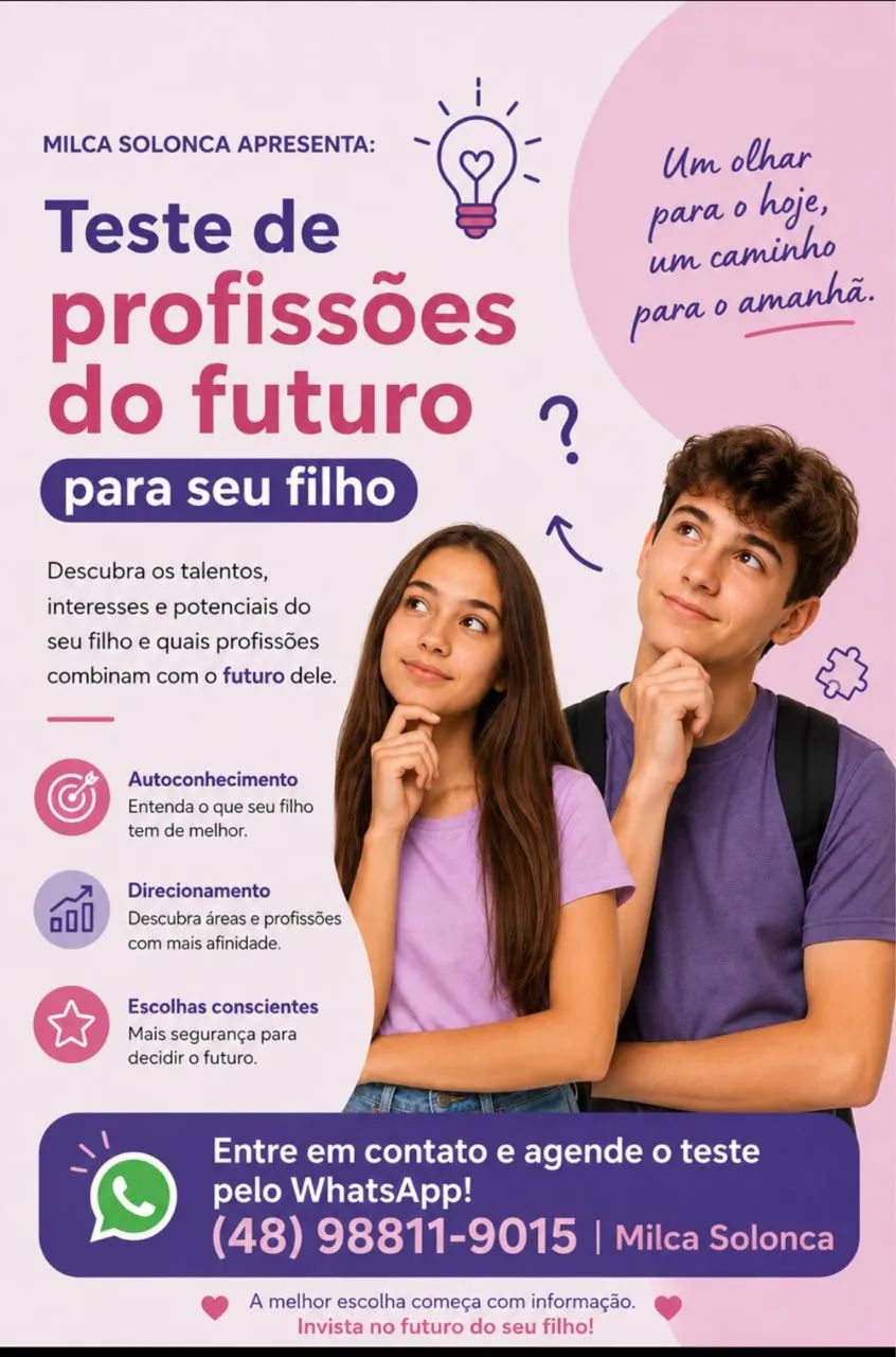 Orientação vocacional para adolescentes