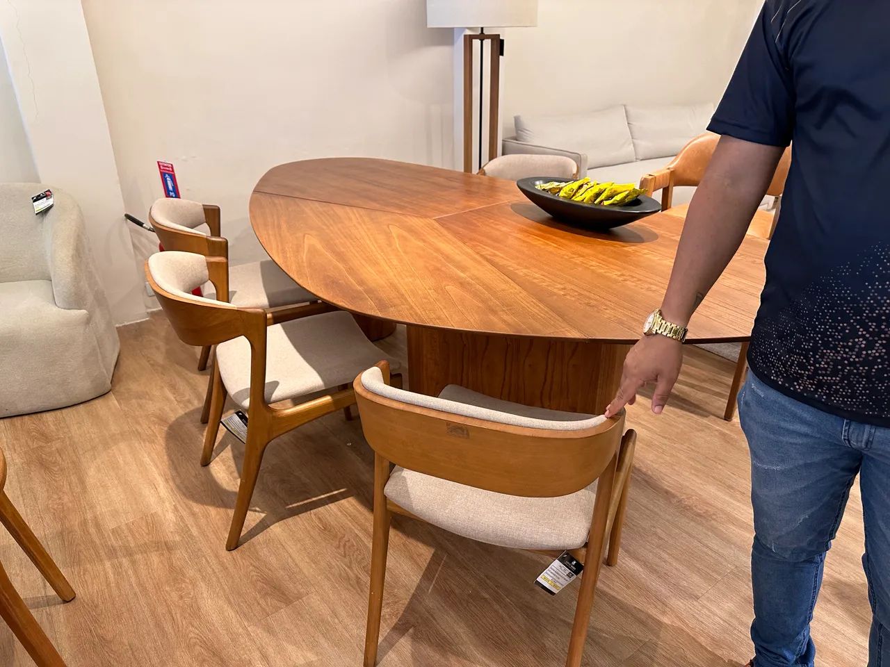 Mesa de jantar Orgânica em Madeira  - Foto 2