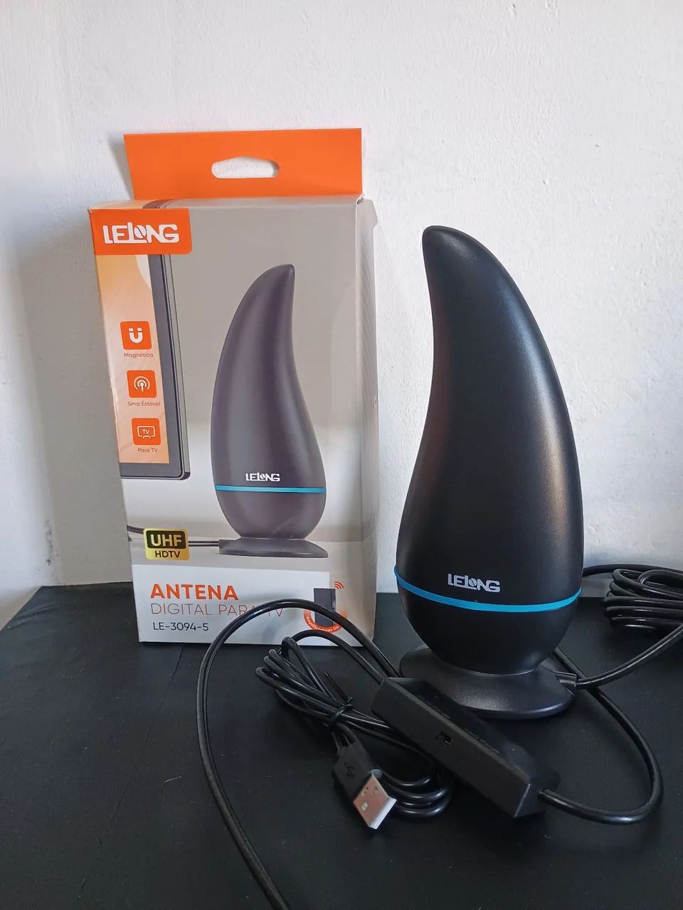 Antena digital interna com amplificador de sinal / MEGA OFERTA 