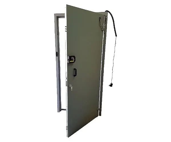 PORTA BLINDADA CHUMBO  COM CHAVES 