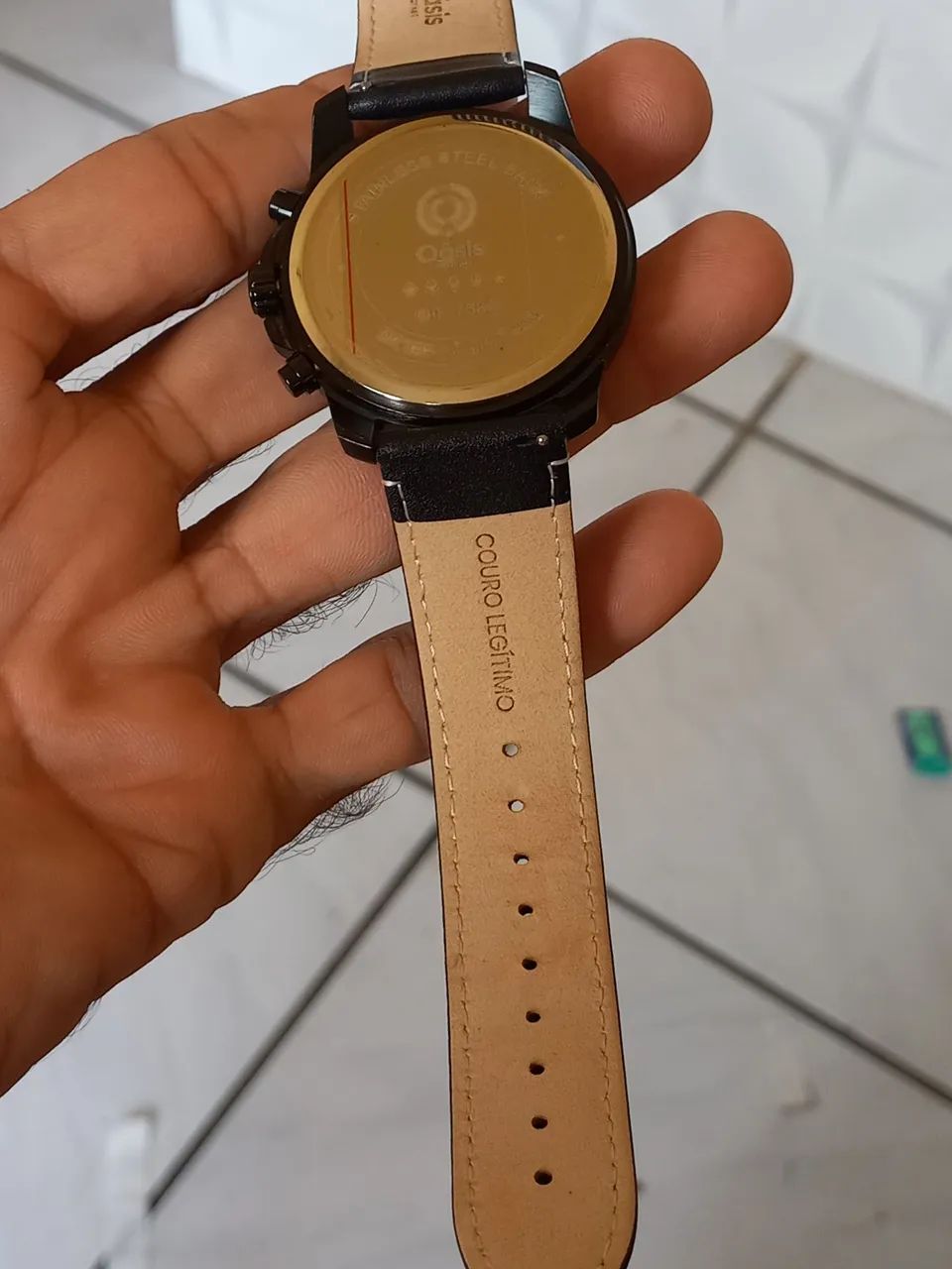 RELÓGIO DA MARCA OÁSIS ORIGINAL MASCULINO SÓ RS 200 - Foto 5