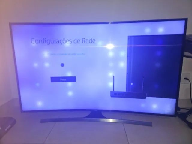 Smart TV Samsung Tela Curvada 65'' (Usada) - Foto 2