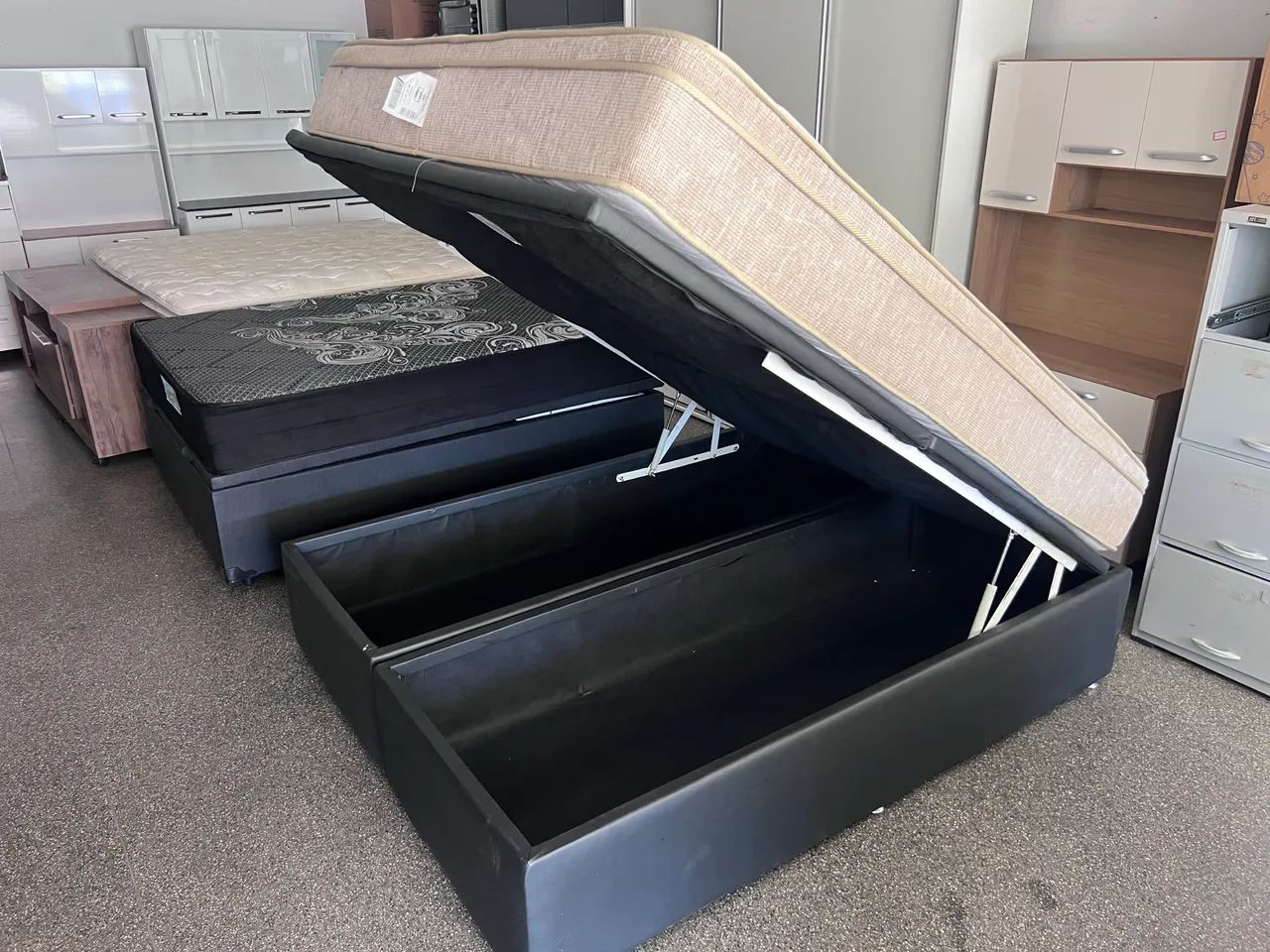 Cama Box Queen Baú 
