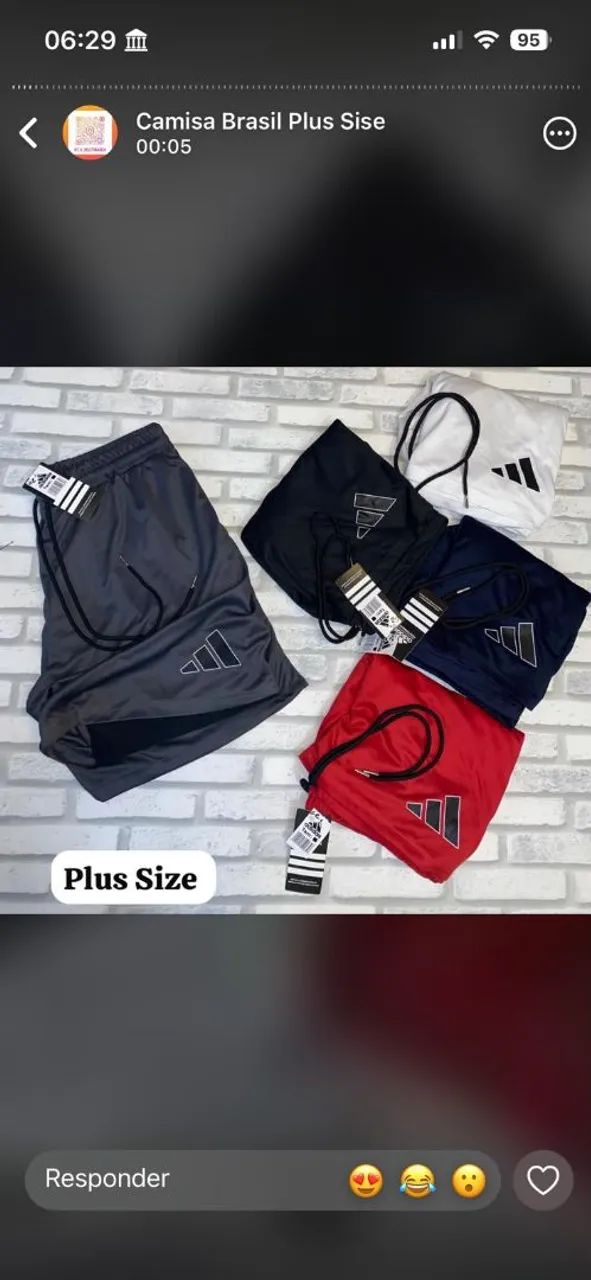 short dry fit 2 em 1 plus sizes - Foto 2