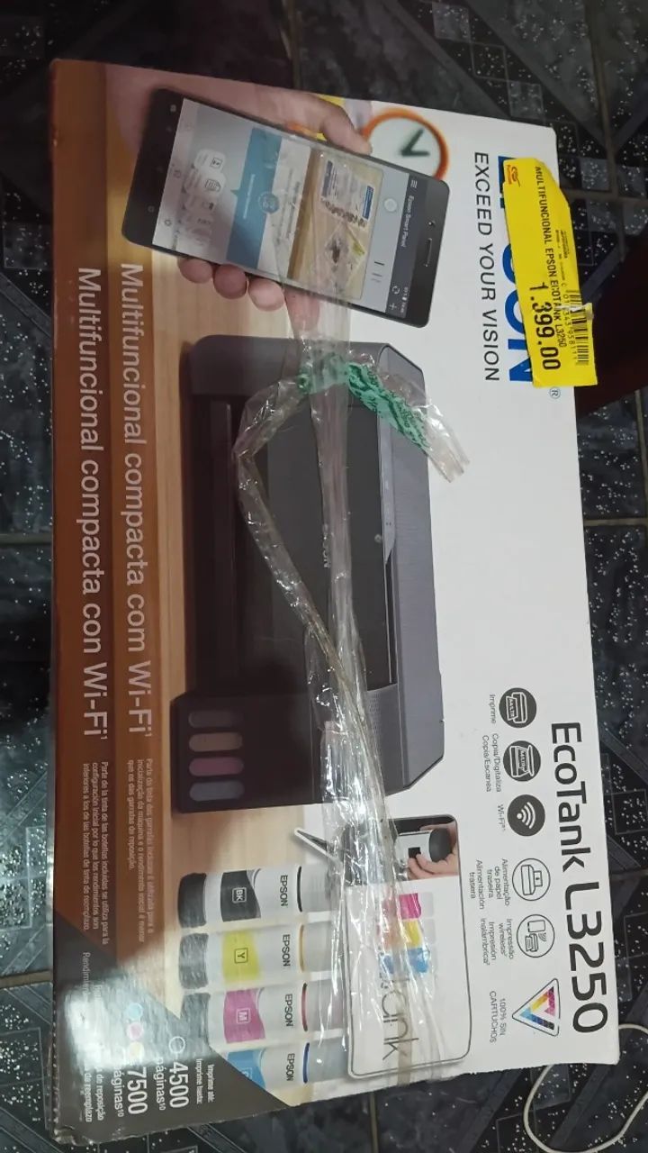 Impressora Multifuncional compacta com wifi EcoTank L3250