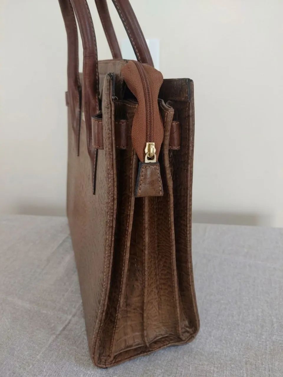 Bolsa couro legítimo griffaZzi  - Foto 2