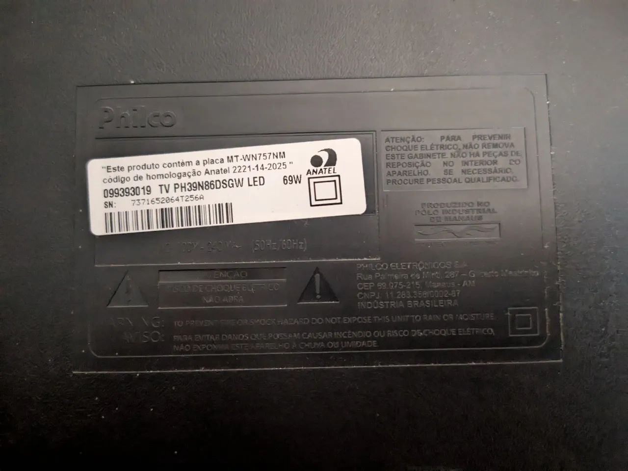 Tv Philco 39 polegadas + controles + fire stick - Foto 3