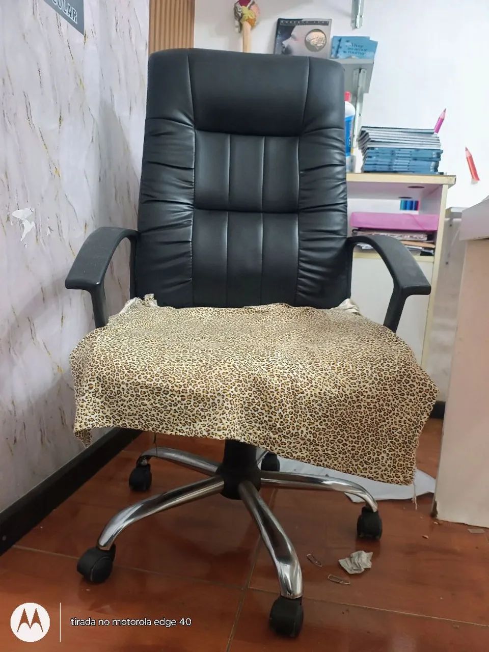 PRA SAIR HOJE! Cadeira PRESIDE NTE PLUS SIZE MUITO FORTE. - Foto 5