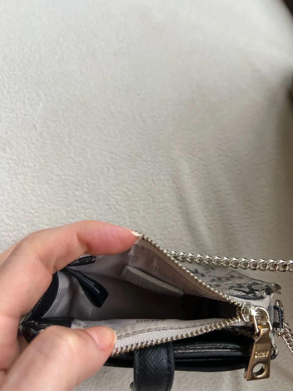 Mini bolsa carteira Donna Karan  - Foto 2