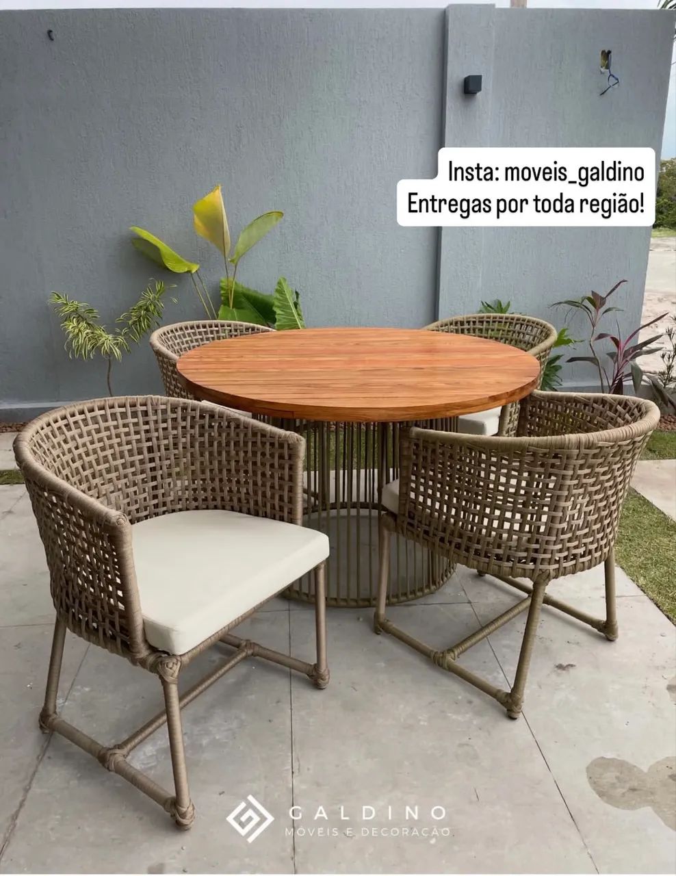 Mesas 4 lugares para área externa, gourmet ou varandas  - Foto 3