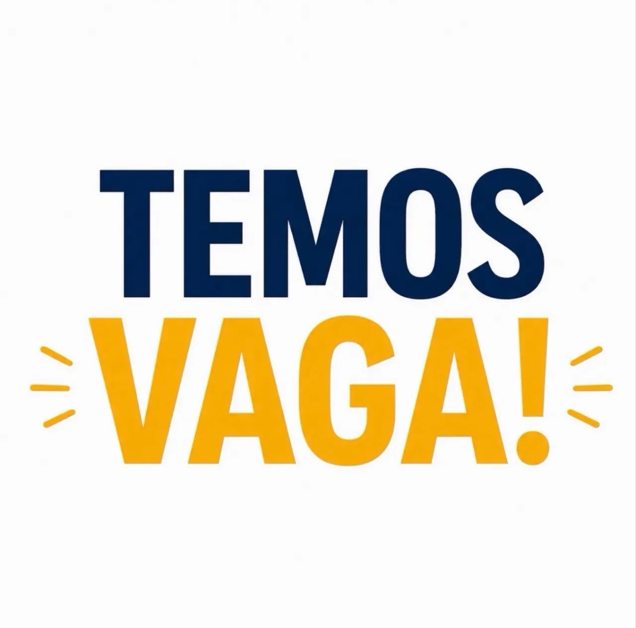 Vaga para atendente.