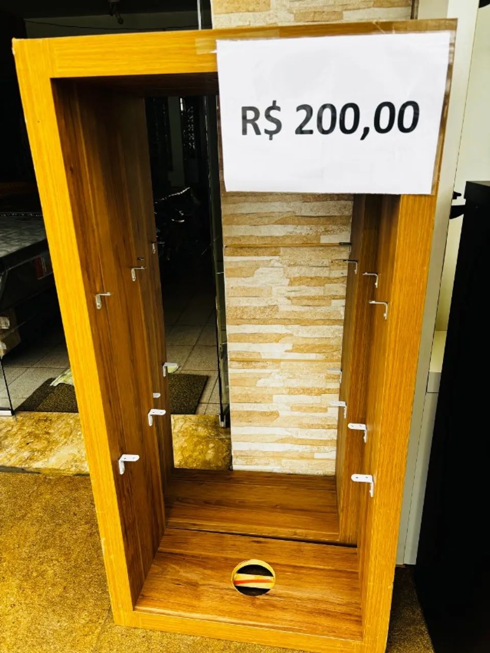 Rack de madeira