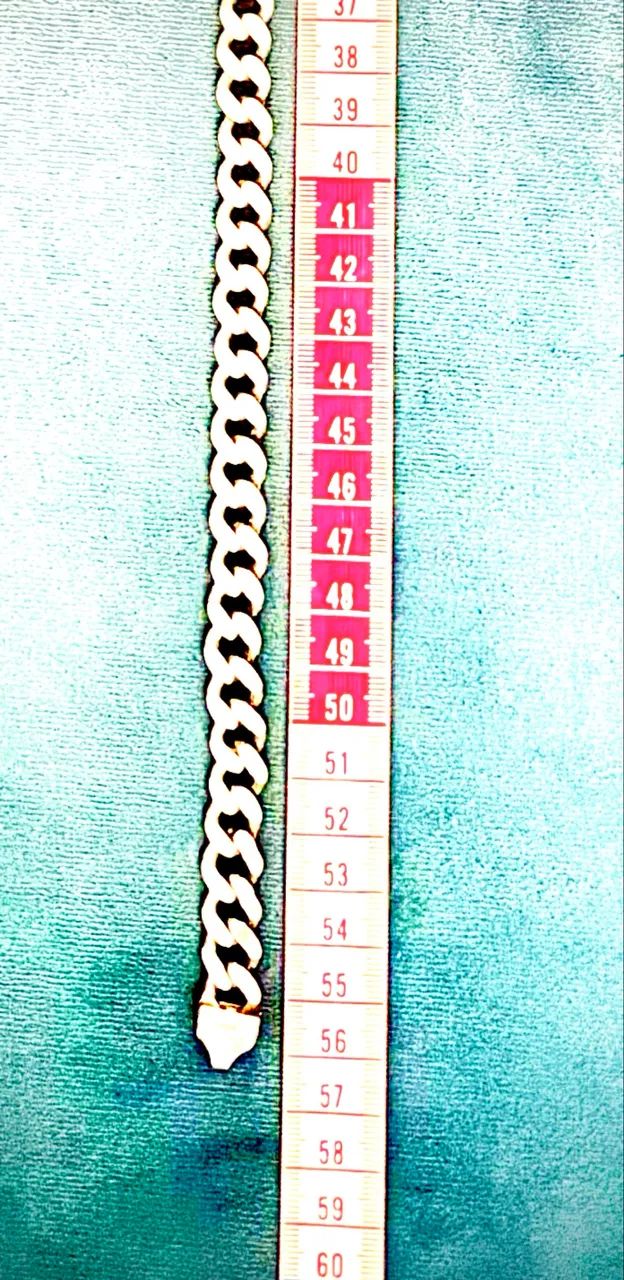 Colar e pulseira de prata 925 Groumet  - Foto 4
