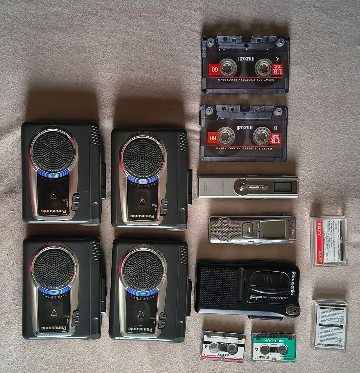 7 gravadores vintage 